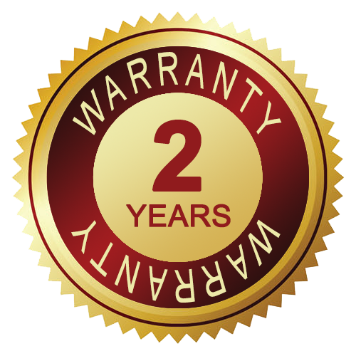 2 Years Warranty